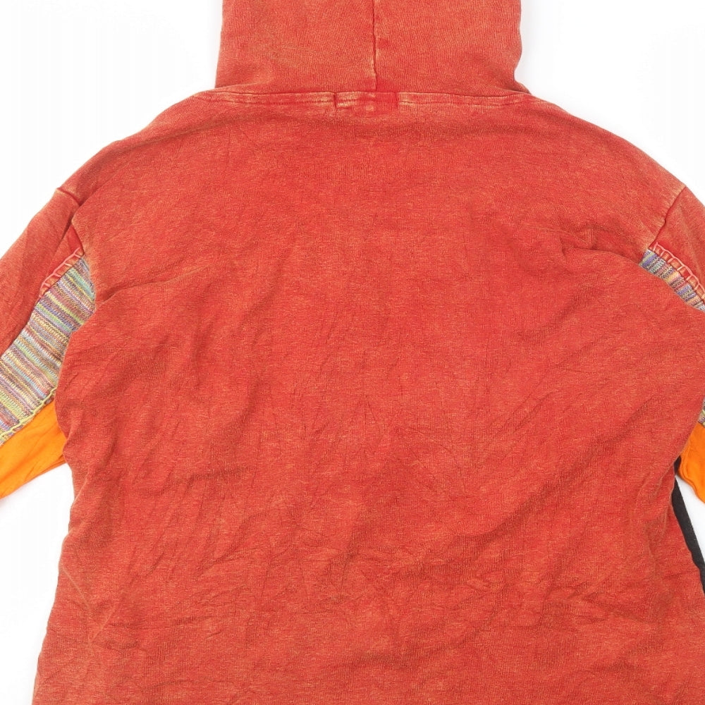Joe Browns Womens Multicoloured Floral Cotton Full Zip Hoodie Size 14  Zip