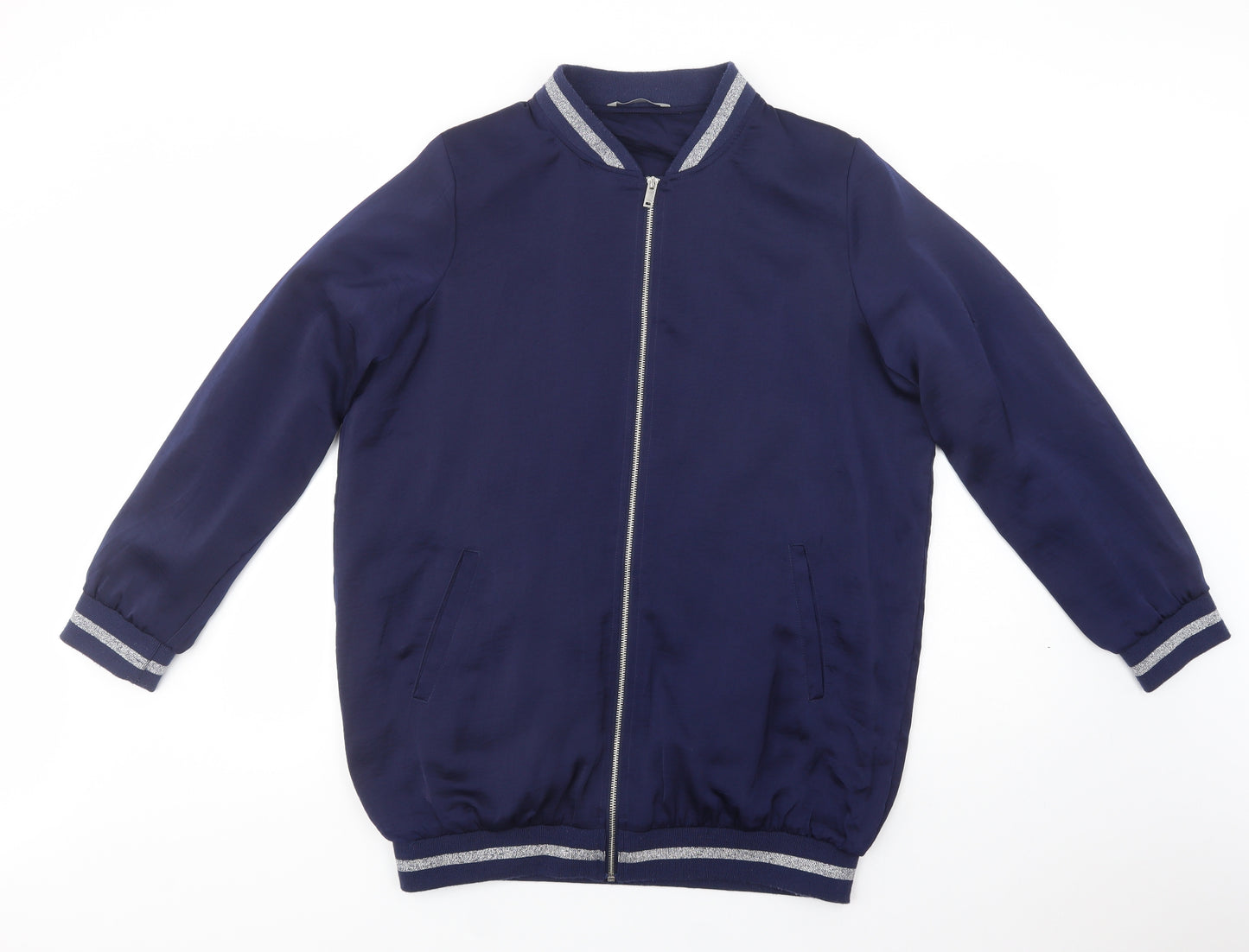 George Womens Blue   Bomber Jacket Jacket Size 18  Zip