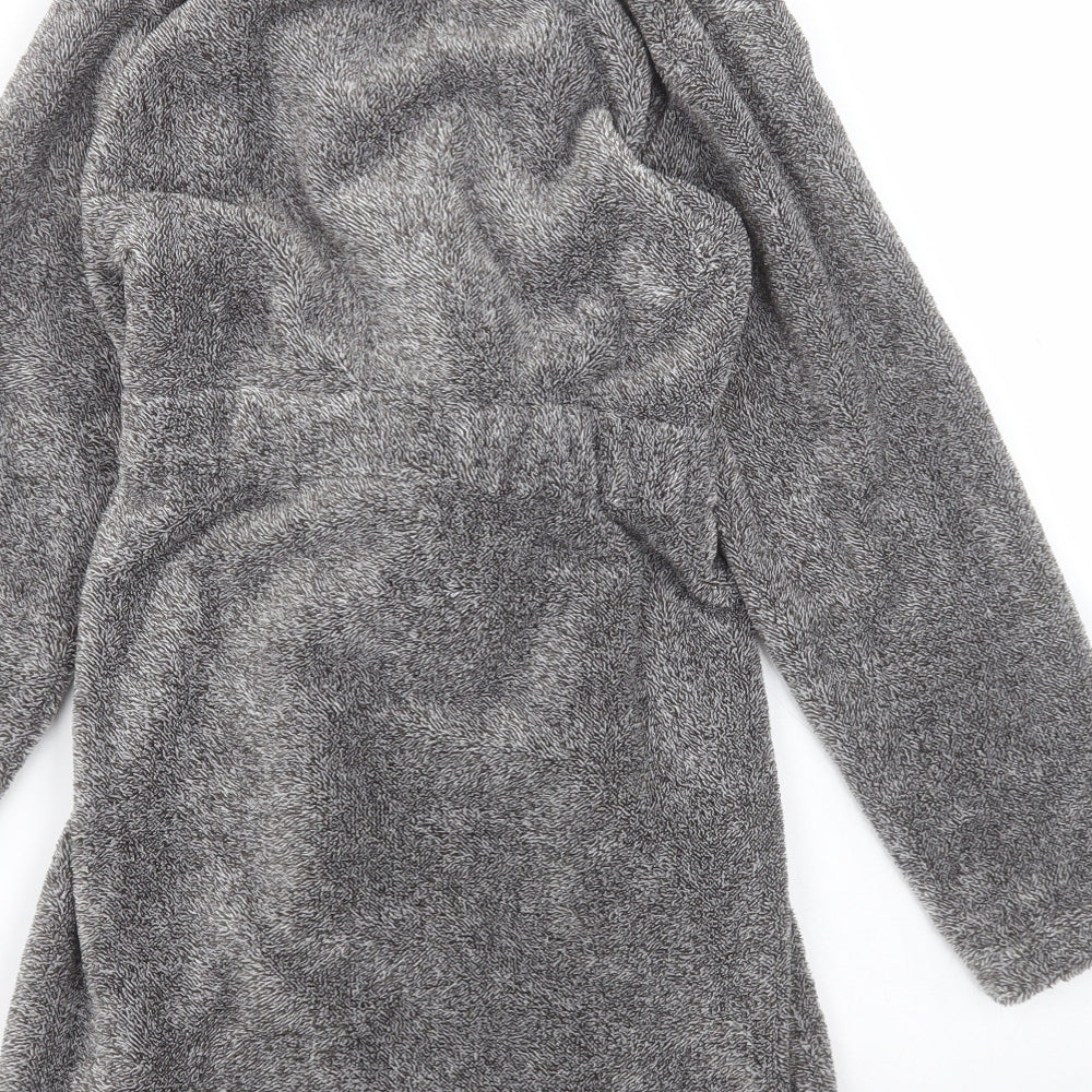 Matalan Boys Grey  Polyester  Robe Size 10-11 Years  Tie
