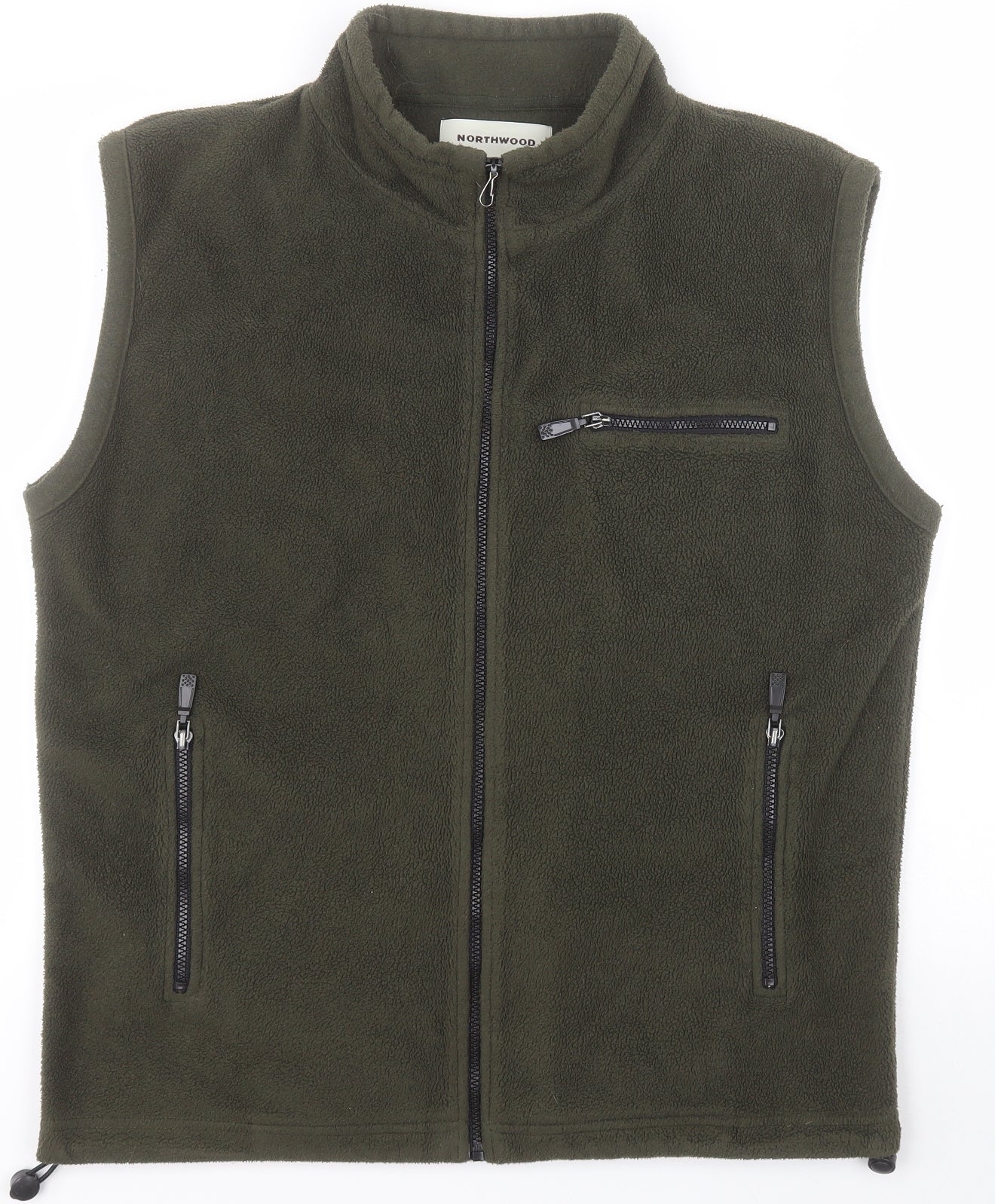 Northwood Mens Green   Gilet Coat Size L  Zip