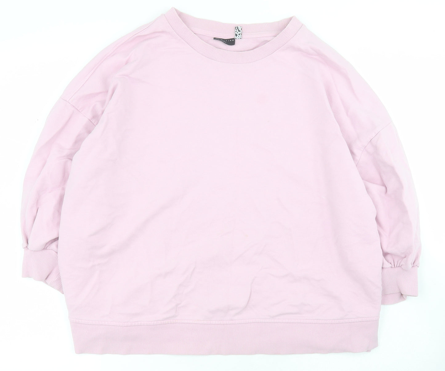 ASOS Womens Pink  100% Cotton Pullover Sweatshirt Size 20  Pullover