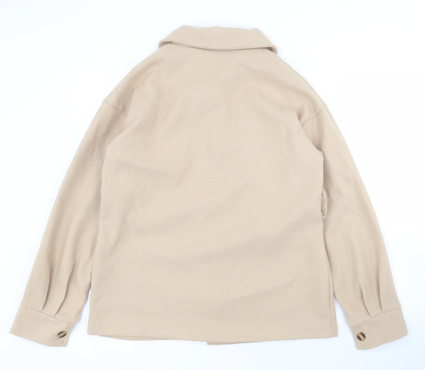 SheIn Womens Beige   Jacket  Size L  Button