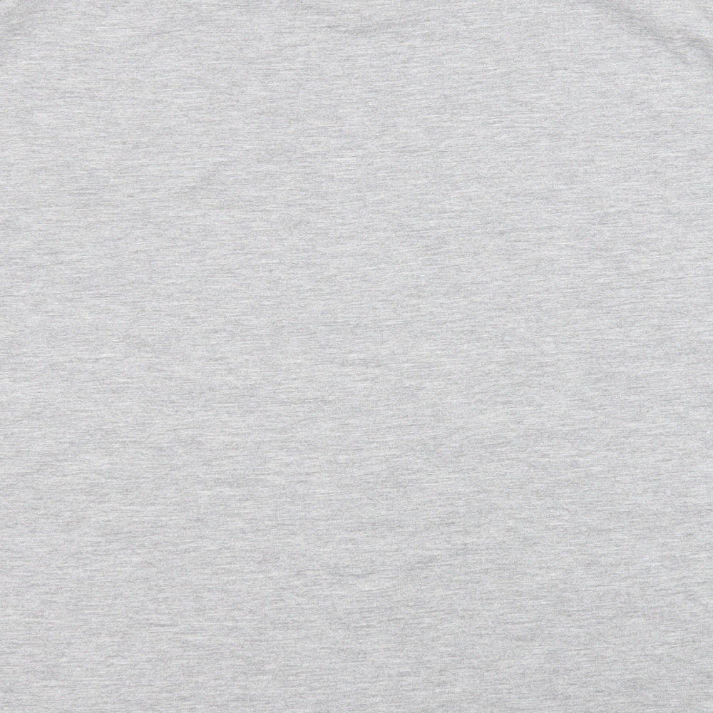 Marks and Spencer Womens Grey  Polyester Basic T-Shirt Size 22 Round Neck - Puerto Rico