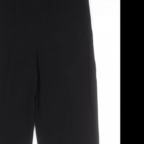 Windsmoor Womens Black  Polyester Dress Pants Trousers Size 12 L30 in Regular Zip