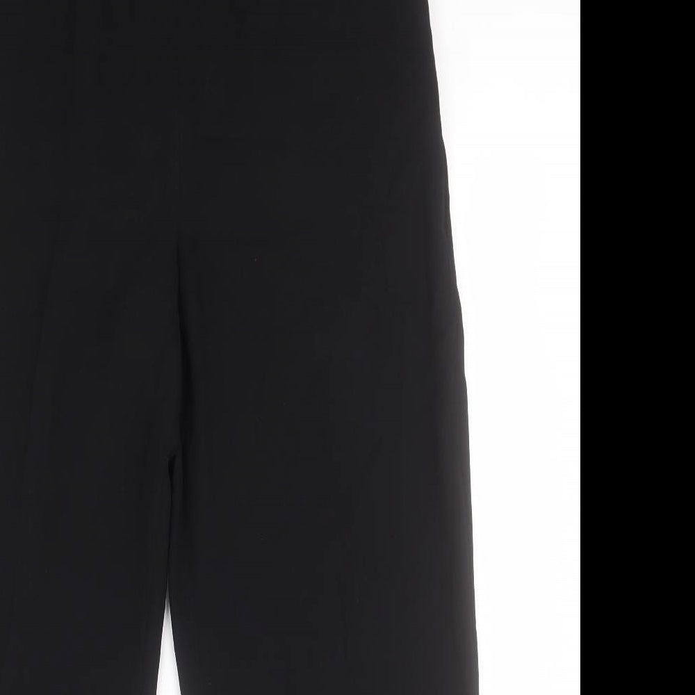 Windsmoor Womens Black  Polyester Dress Pants Trousers Size 12 L30 in Regular Zip
