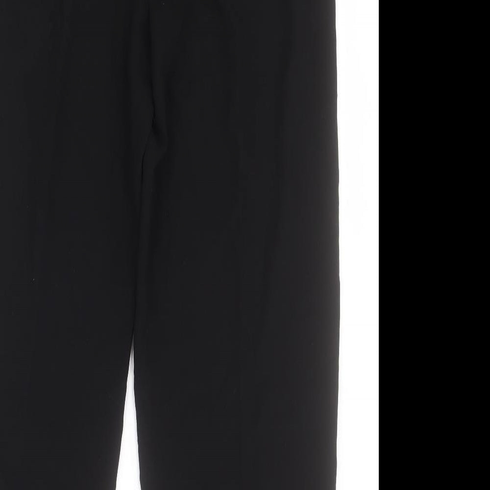 Windsmoor Womens Black  Polyester Dress Pants Trousers Size 12 L30 in Regular Zip