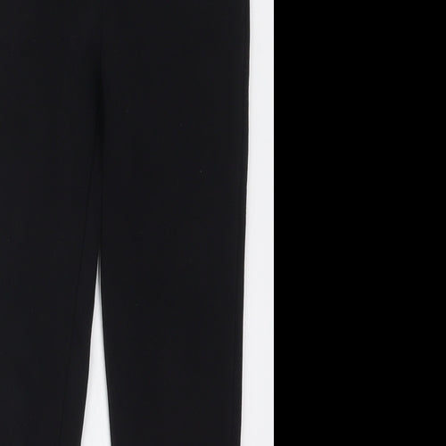 Dunnes Girls Black  Cotton Carrot Trousers Size 9-10 Years  Regular