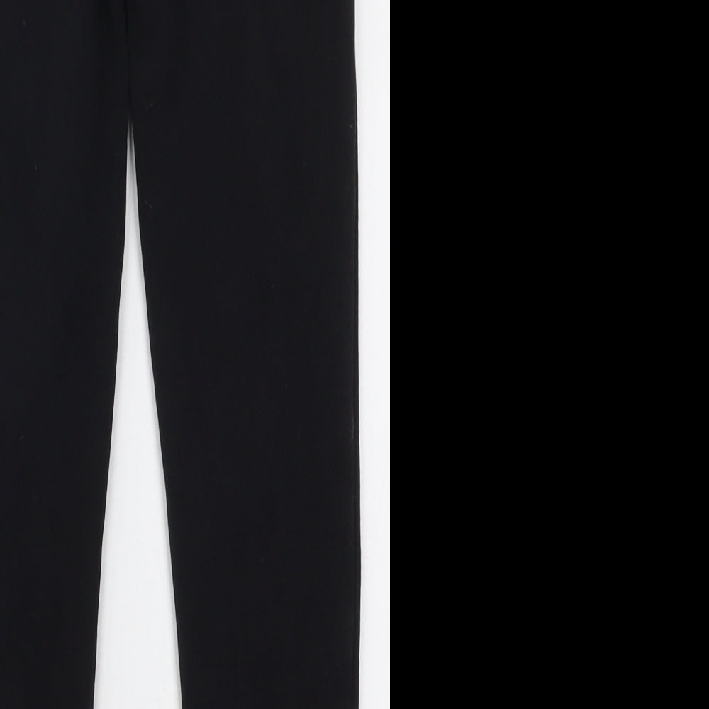 Dunnes Girls Black  Cotton Carrot Trousers Size 9-10 Years  Regular