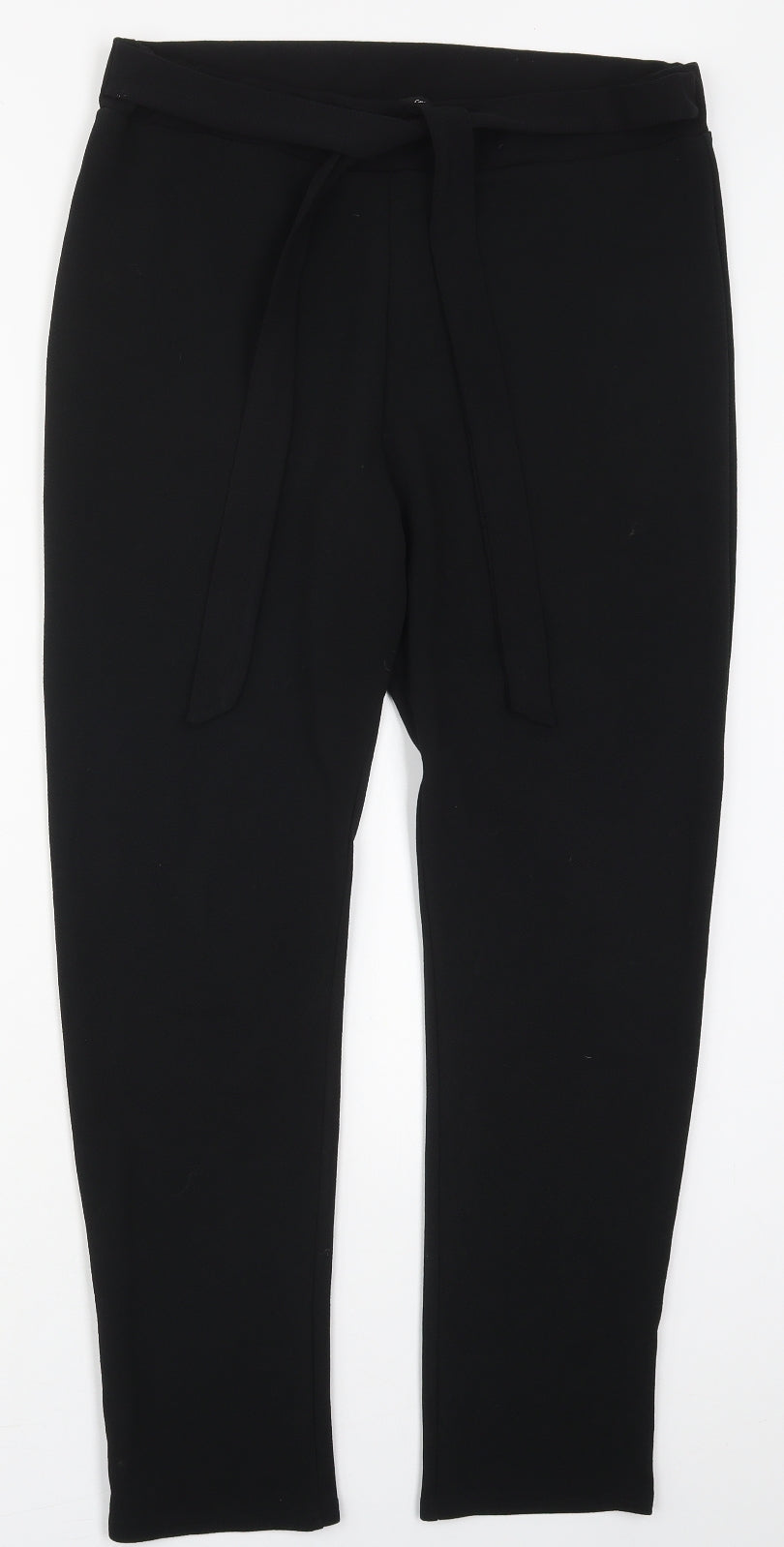 George Womens Black  Polyester Trousers  Size 16 L29 in Regular