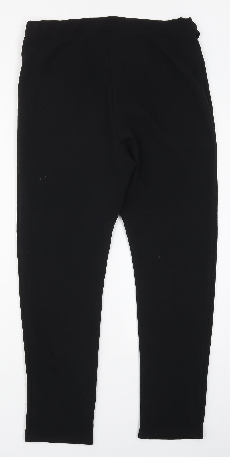 George Womens Black  Polyester Trousers  Size 16 L29 in Regular