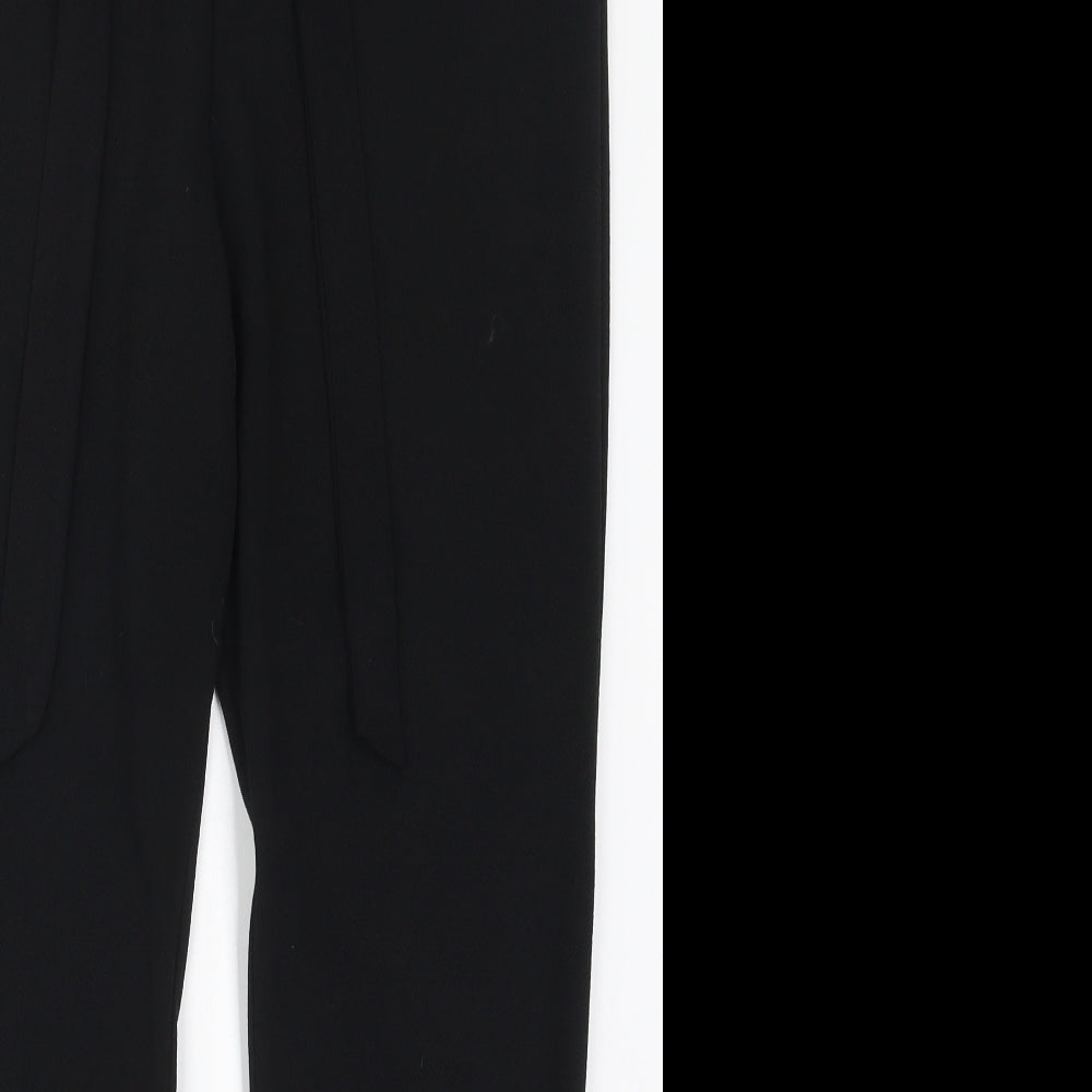 George Womens Black  Polyester Trousers  Size 16 L29 in Regular