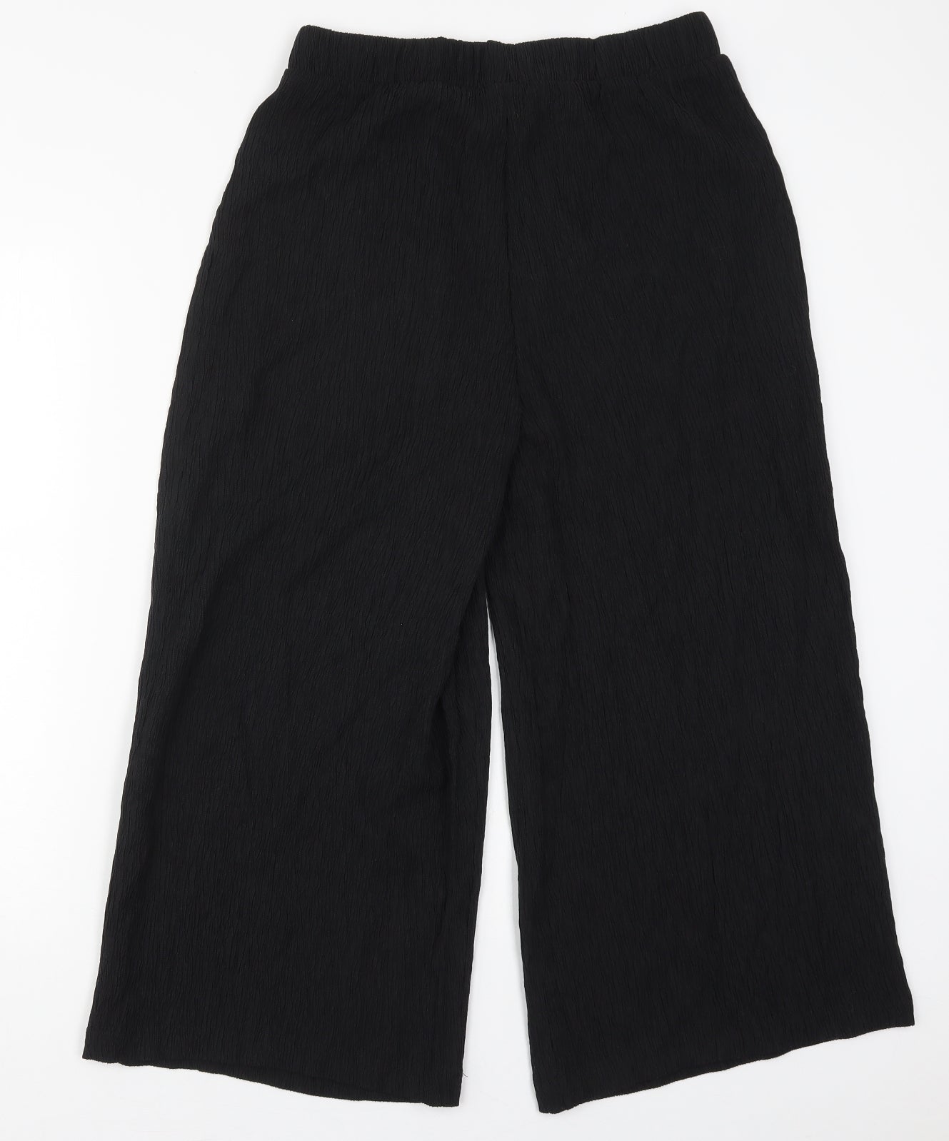 Primark Womens Black  Lyocell Trousers  Size 12 L24 in Regular