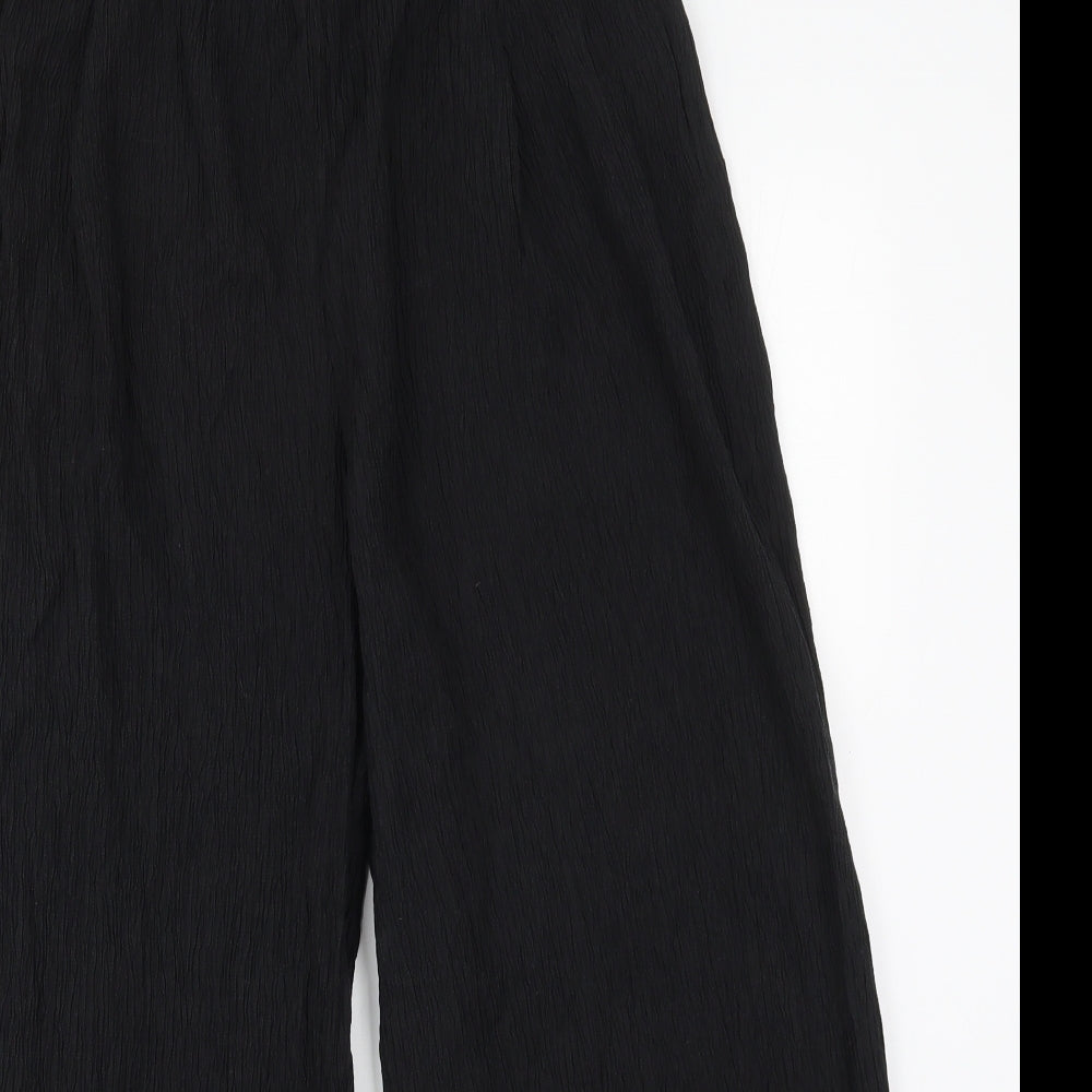 Primark Womens Black  Lyocell Trousers  Size 12 L24 in Regular