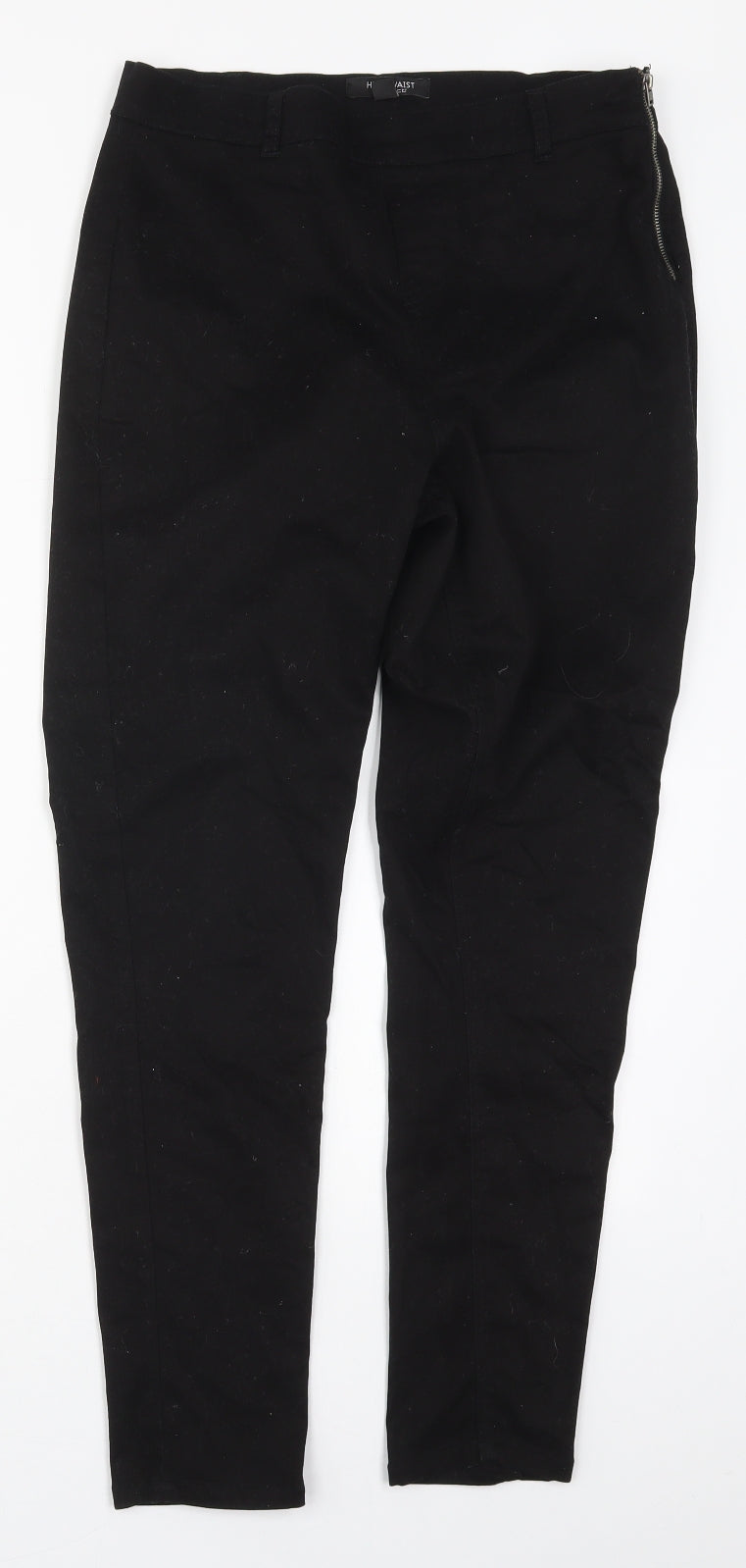Select Womens Black  Cotton Jegging Jeans Size 14 L28 in Regular Zip