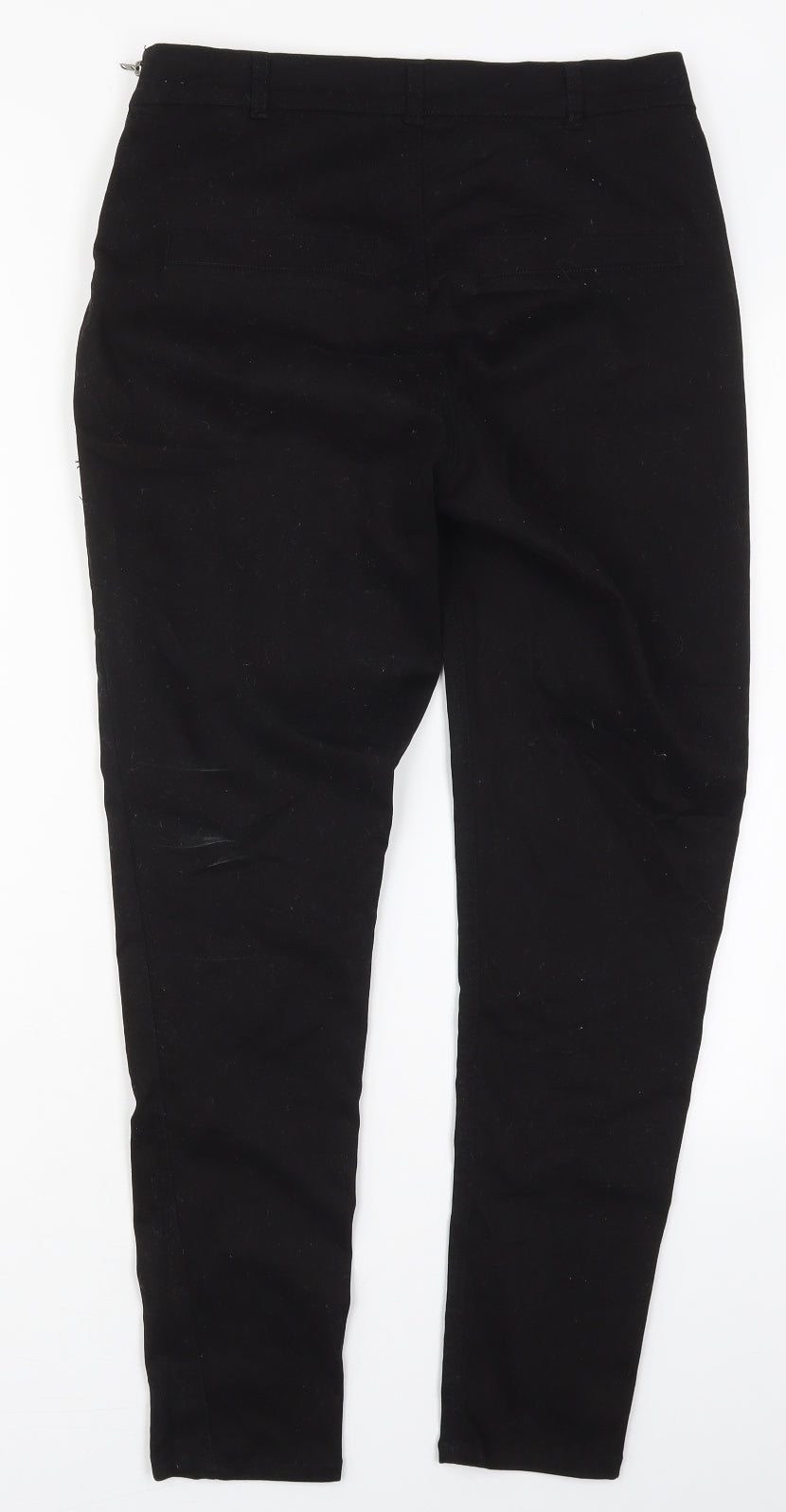 Select Womens Black  Cotton Jegging Jeans Size 14 L28 in Regular Zip