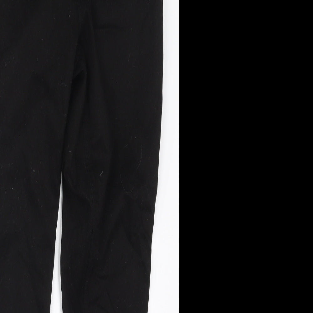 Select Womens Black  Cotton Jegging Jeans Size 14 L28 in Regular Zip