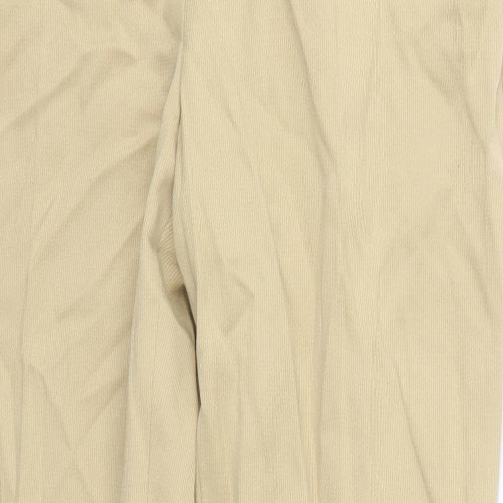 MONO Womens Beige  Polyester Trousers  Size 12 L30 in Regular Button