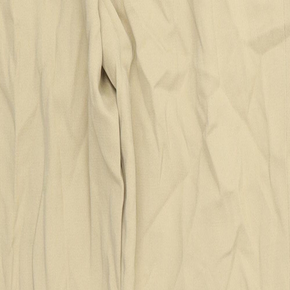 MONO Womens Beige  Polyester Trousers  Size 12 L30 in Regular Button