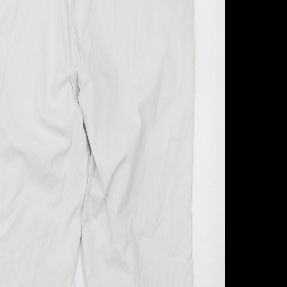 Julipa Womens White  Viscose Cropped Leggings Size 16