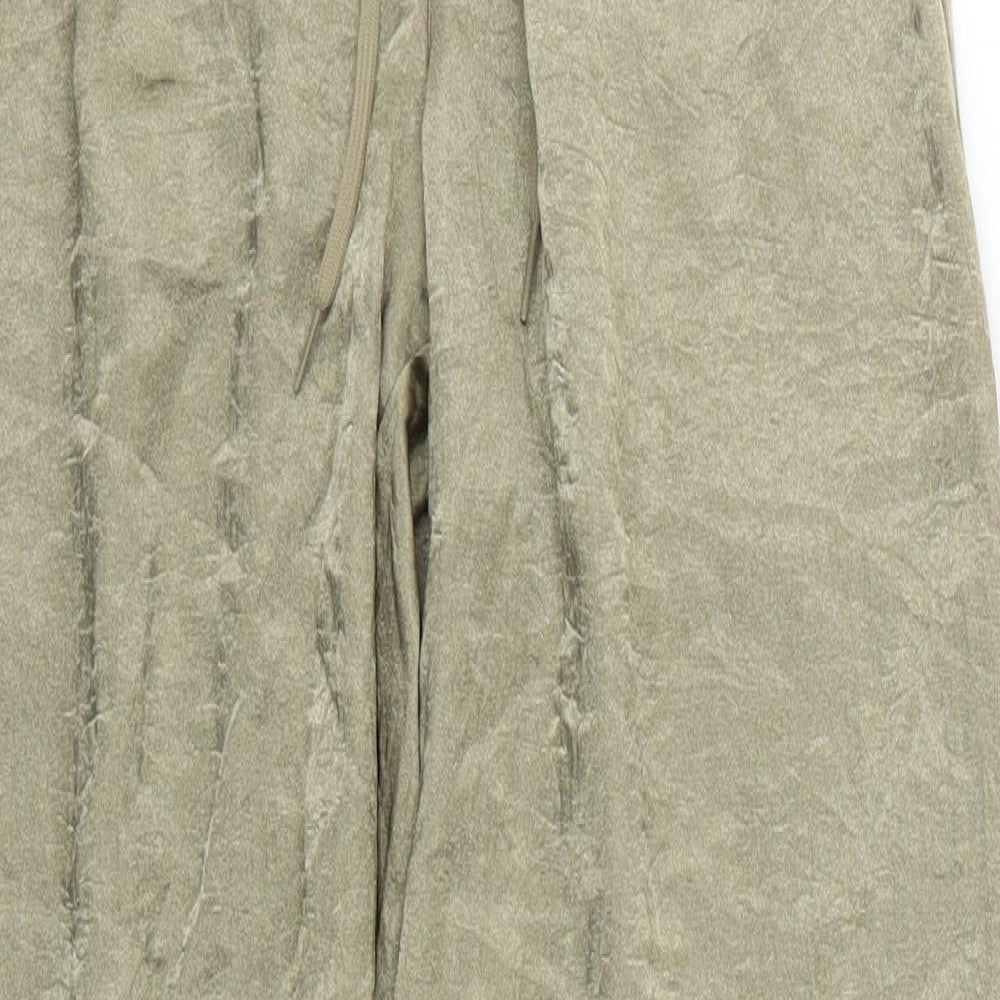 Jeffrey Rogers Womens Gold  Polyester Trousers  Size 10 L27 in Regular Drawstring