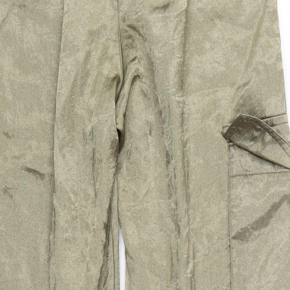 Jeffrey Rogers Womens Gold  Polyester Trousers  Size 10 L27 in Regular Drawstring