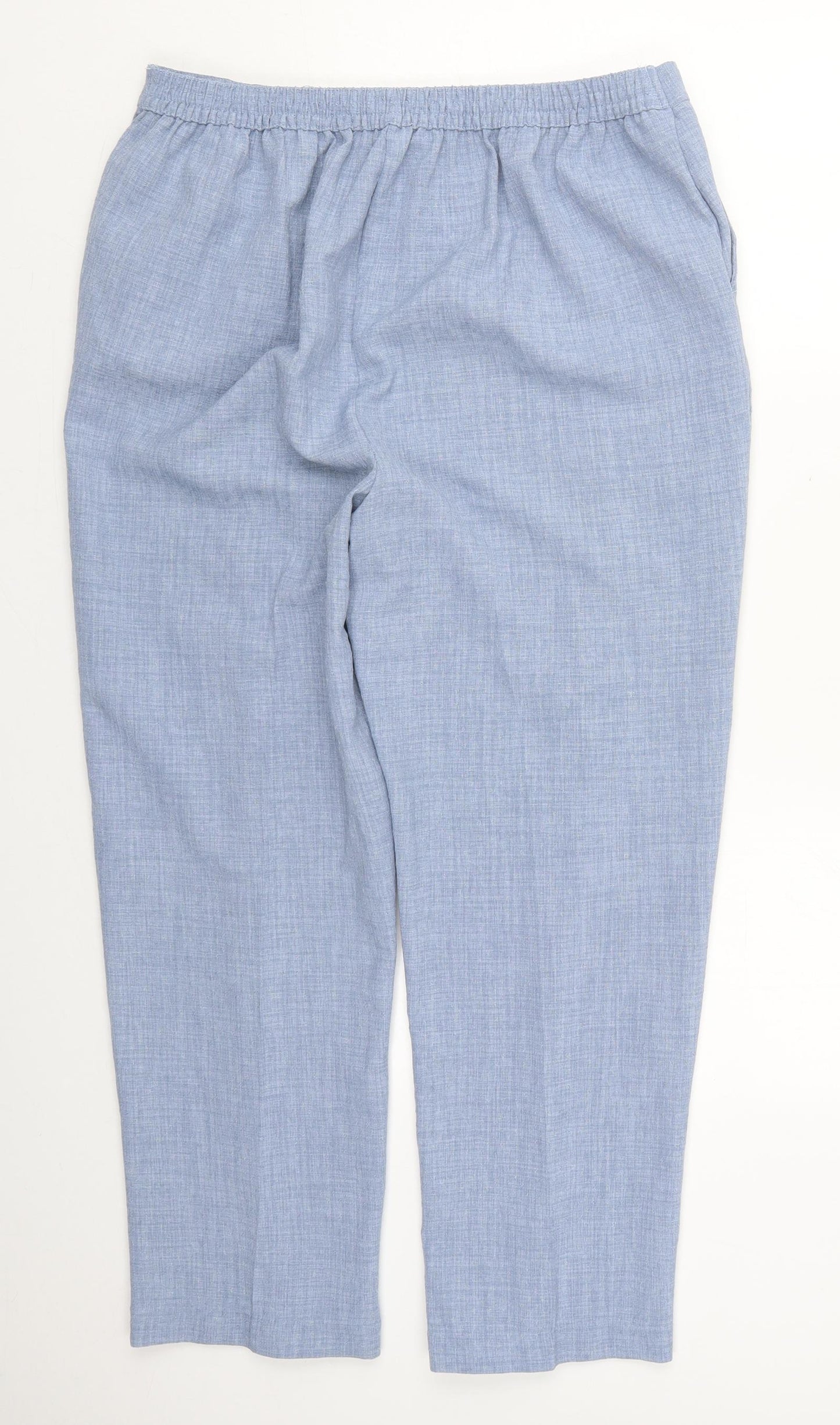 Honor Millburn Womens Blue  Polyester Trousers  Size 16 L26 in Regular