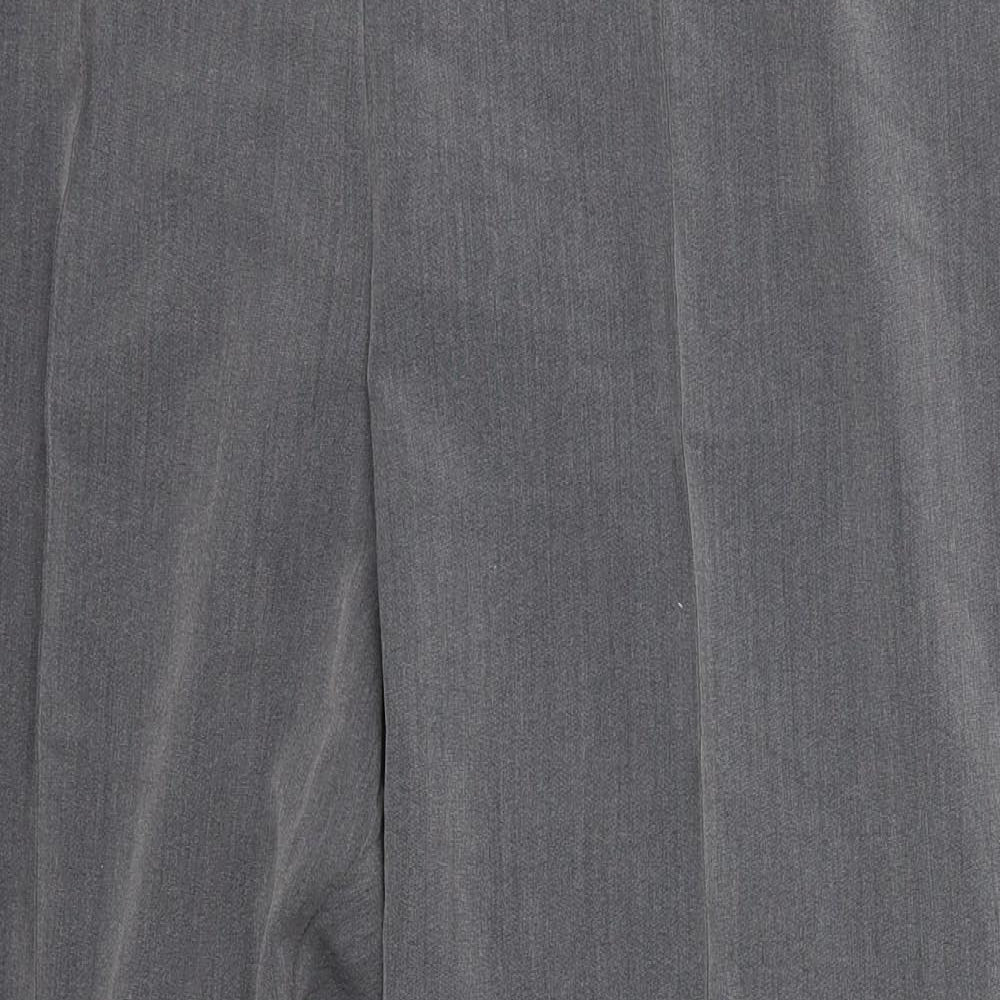 Bonmarché Womens Grey  Polyester Trousers  Size 22 L25 in Regular
