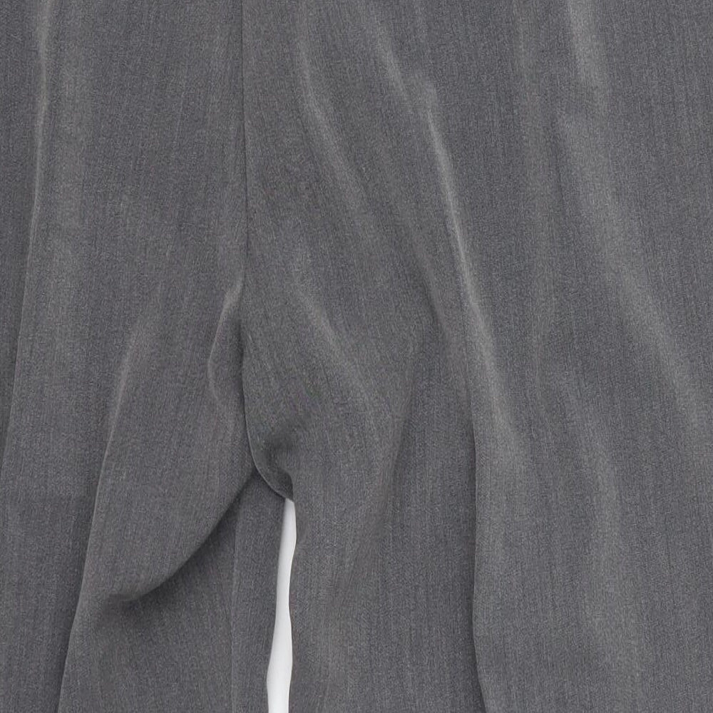 Bonmarché Womens Grey  Polyester Trousers  Size 22 L25 in Regular