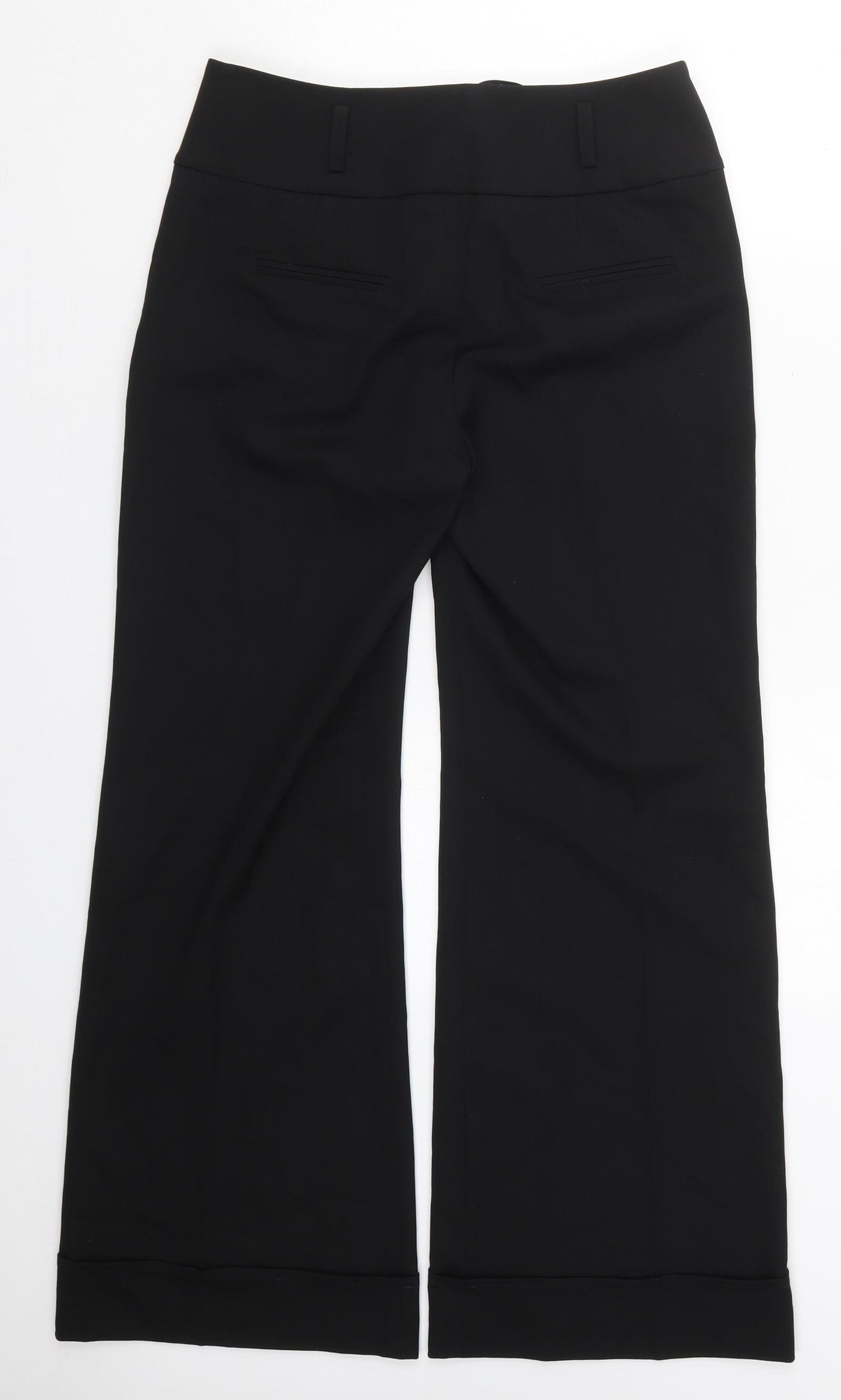 Apart Womens Black  Polyester Trousers  Size 29 in L29 in Regular Button