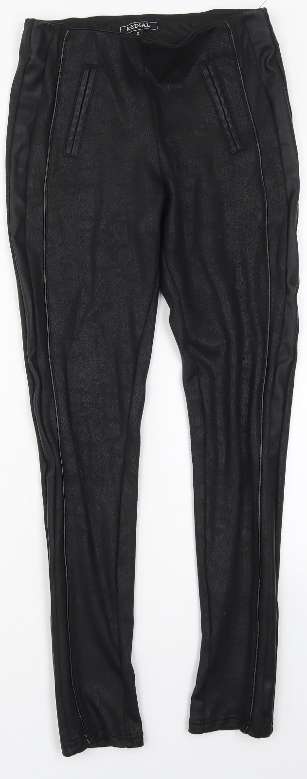 Redial Womens Black  Polyester Carrot Leggings Size S L28 in