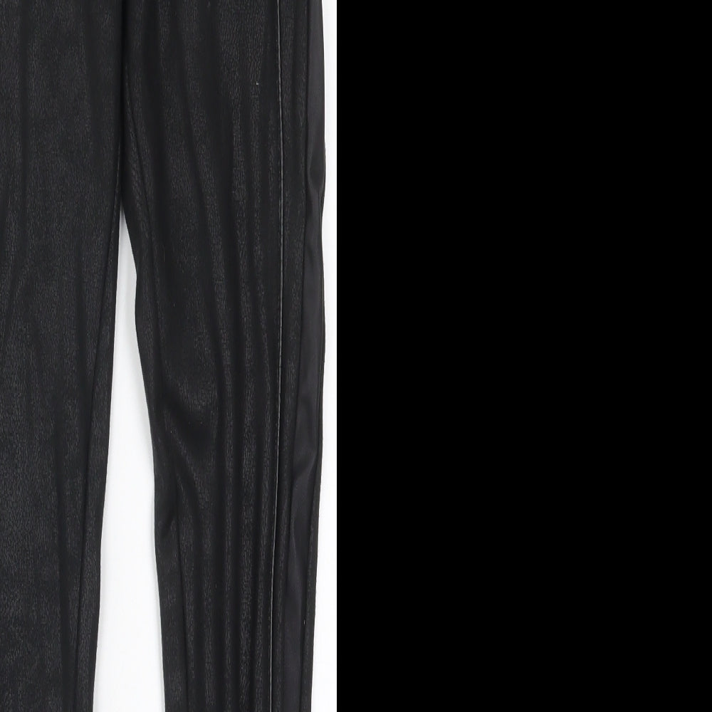 Redial Womens Black  Polyester Carrot Leggings Size S L28 in