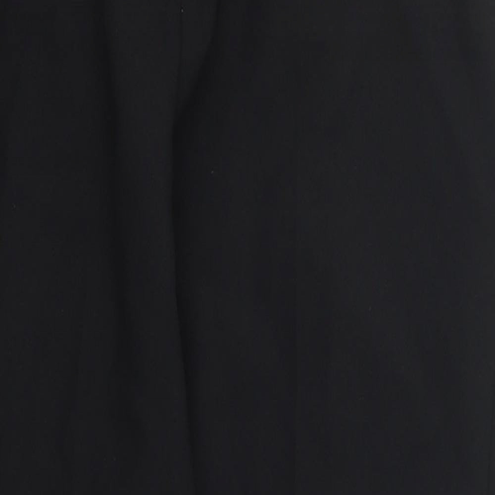 Primark Womens Black  Polyester Trousers  Size 8 L27 in Slim Hook & Eye