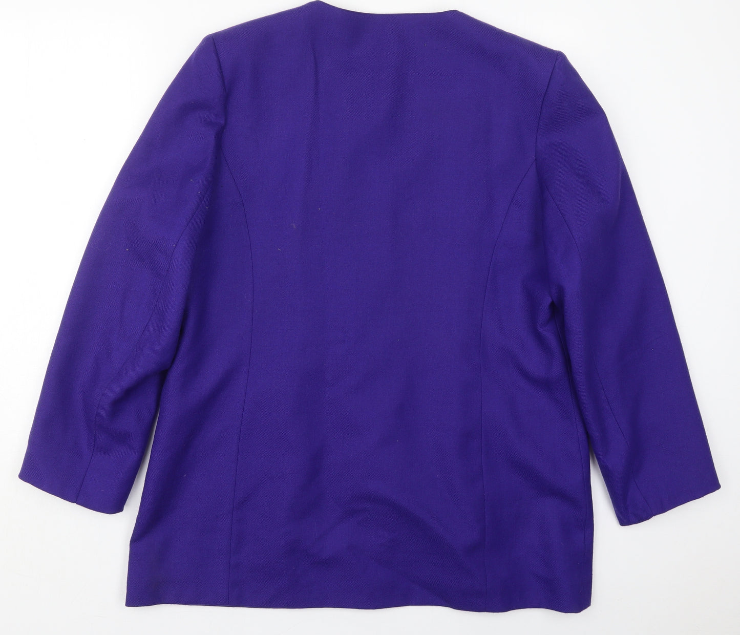 Preworn Womens Purple   Jacket  Size 16  Button