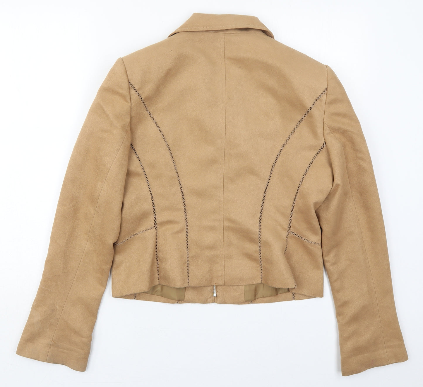 NEXT Womens Beige   Jacket  Size 12  Zip