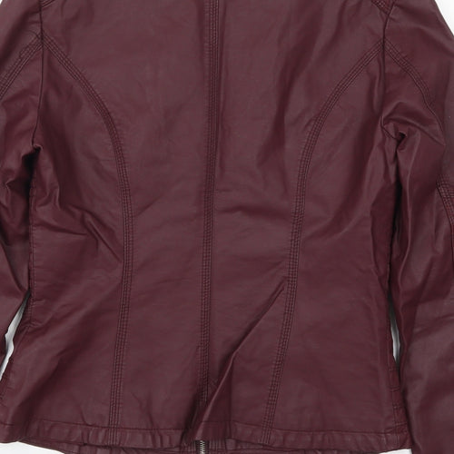 Ailan Womens Purple   Jacket  Size L  Zip