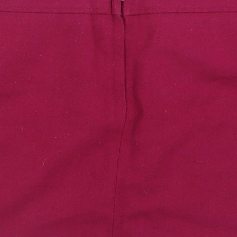 George Womens Purple  Polyester A-Line Skirt Size 18   Zip