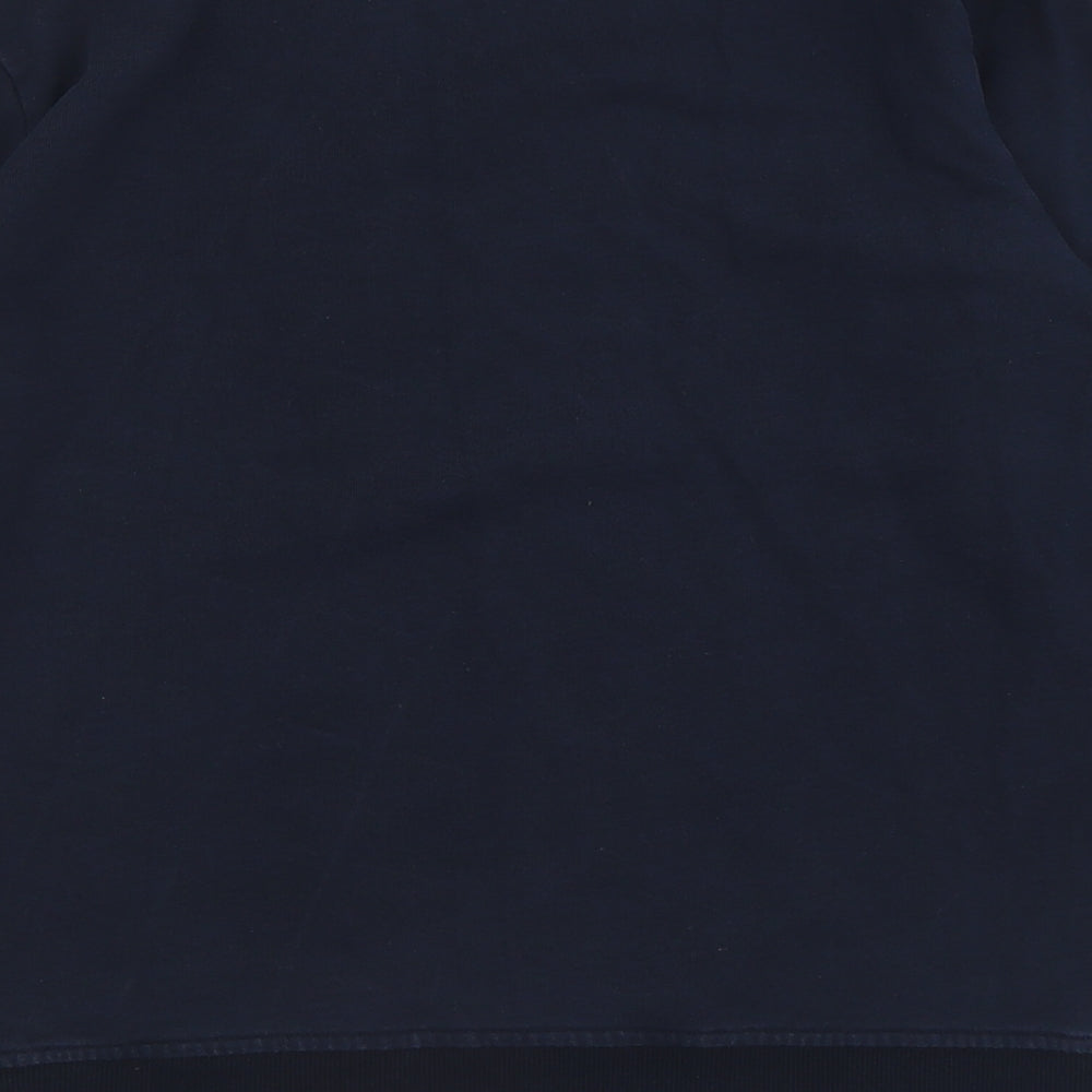 JACK & JONES Mens Blue  Cotton Pullover Sweatshirt Size M