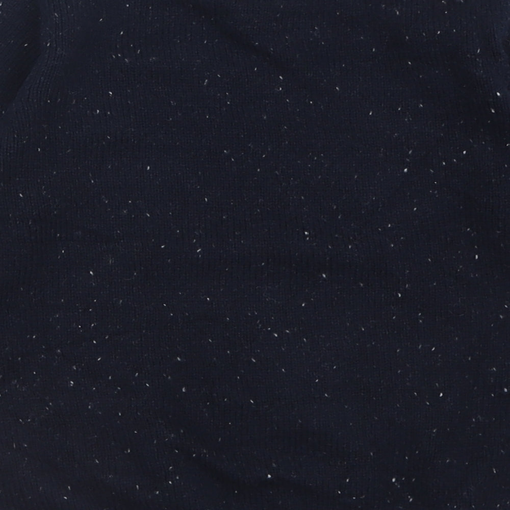 NEXT Boys Blue Crew Neck  Acrylic Pullover Jumper Size 6-7 Years  Pullover - Christmas  Jumper