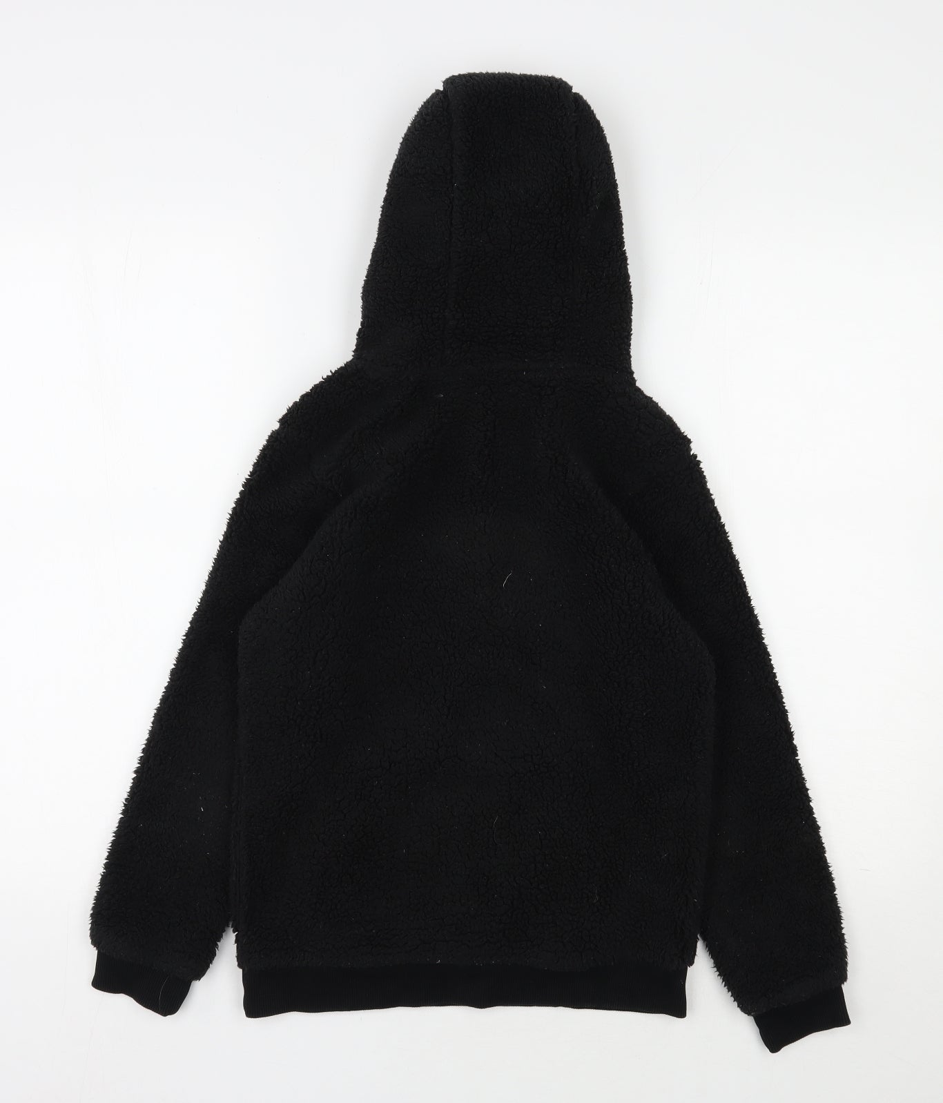 George Boys Black  Polyester Pullover Hoodie Size 10-11 Years  Pullover