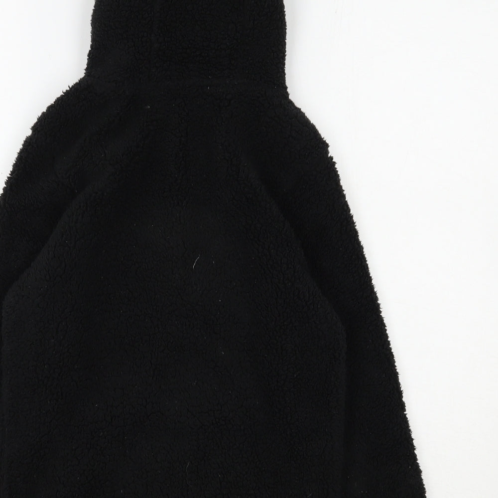 George Boys Black  Polyester Pullover Hoodie Size 10-11 Years  Pullover