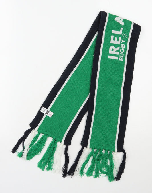 Dunnes Stores Unisex Green  Acrylic Scarf  Size Regular  - Ireland Rugby