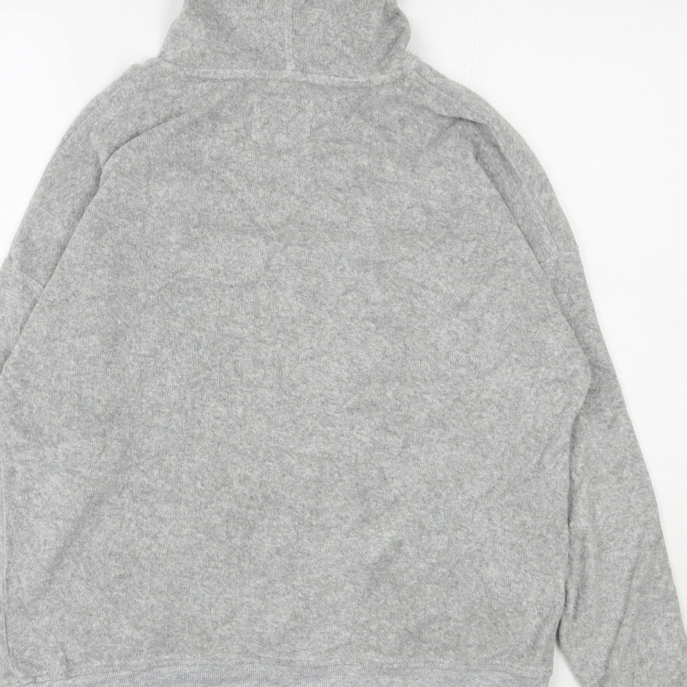 NEXT Womens Grey  Cotton Pullover Hoodie Size 12  Pullover