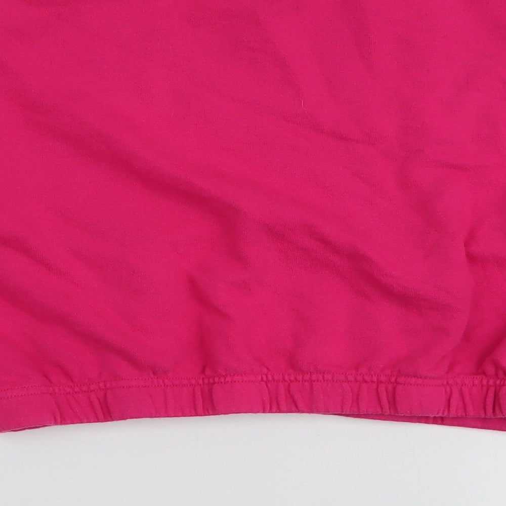 Primark Girls Pink  Cotton Pullover Sweatshirt Size 13-14 Years  Pullover - Bonjour