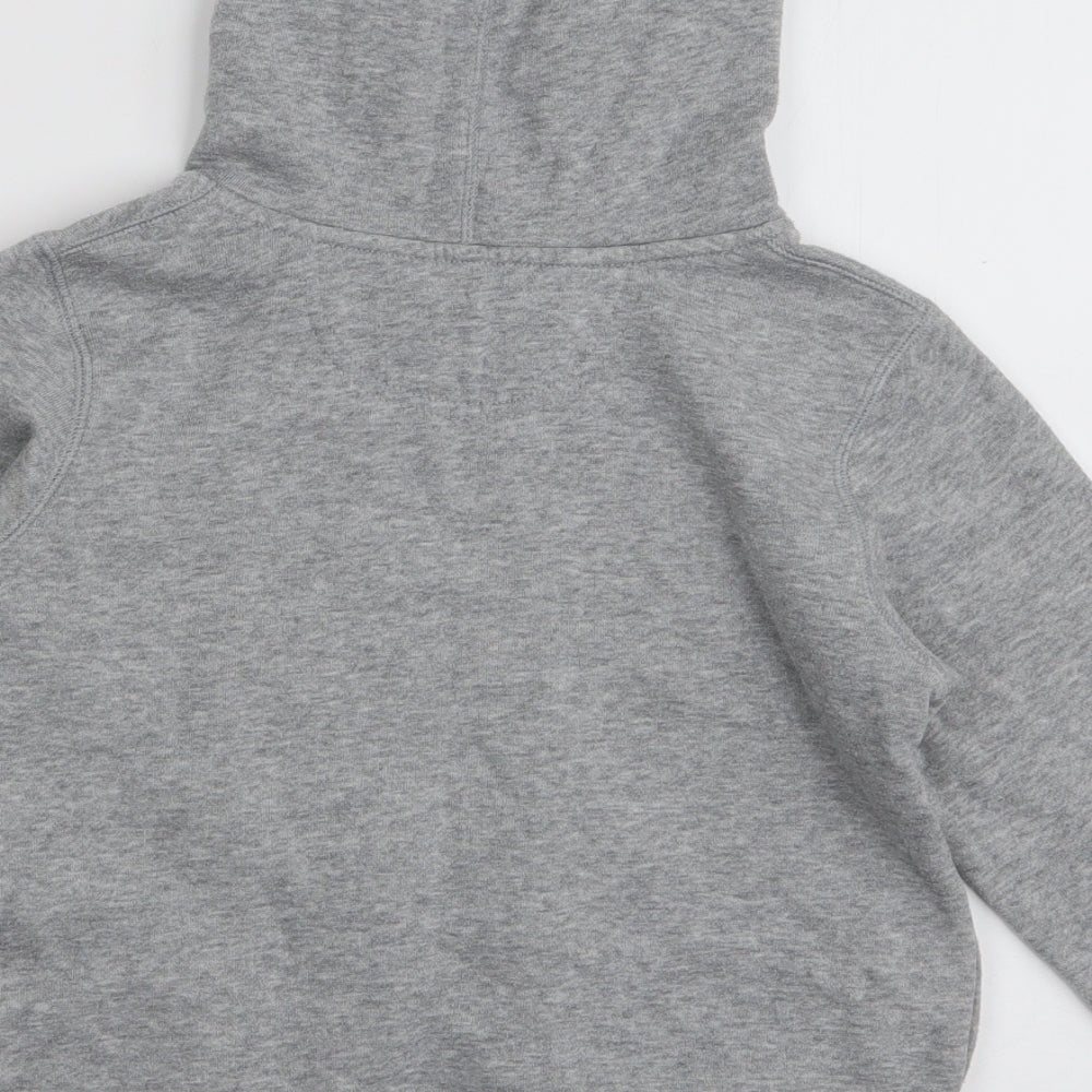 Converse Boys Grey  Polyester Pullover Hoodie Size 6-7 Years  Pullover