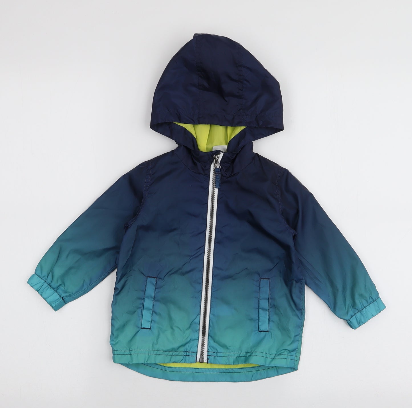 F&F Boys Blue   Jacket  Size 12-18 Months   Zip