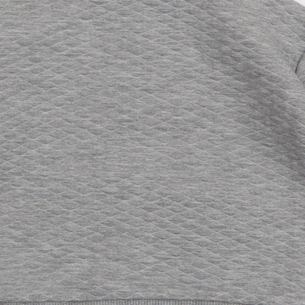 George Girls Grey  Polyester Pullover Jumper Size 9-12 Months  Button - Hugs