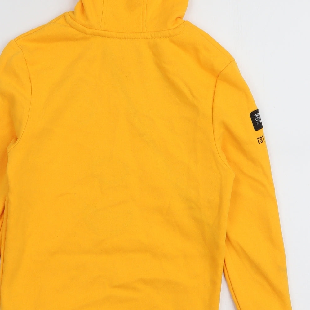 George Boys Yellow  Cotton Pullover Hoodie Size 7-8 Years  Pullover - Pudsey bear