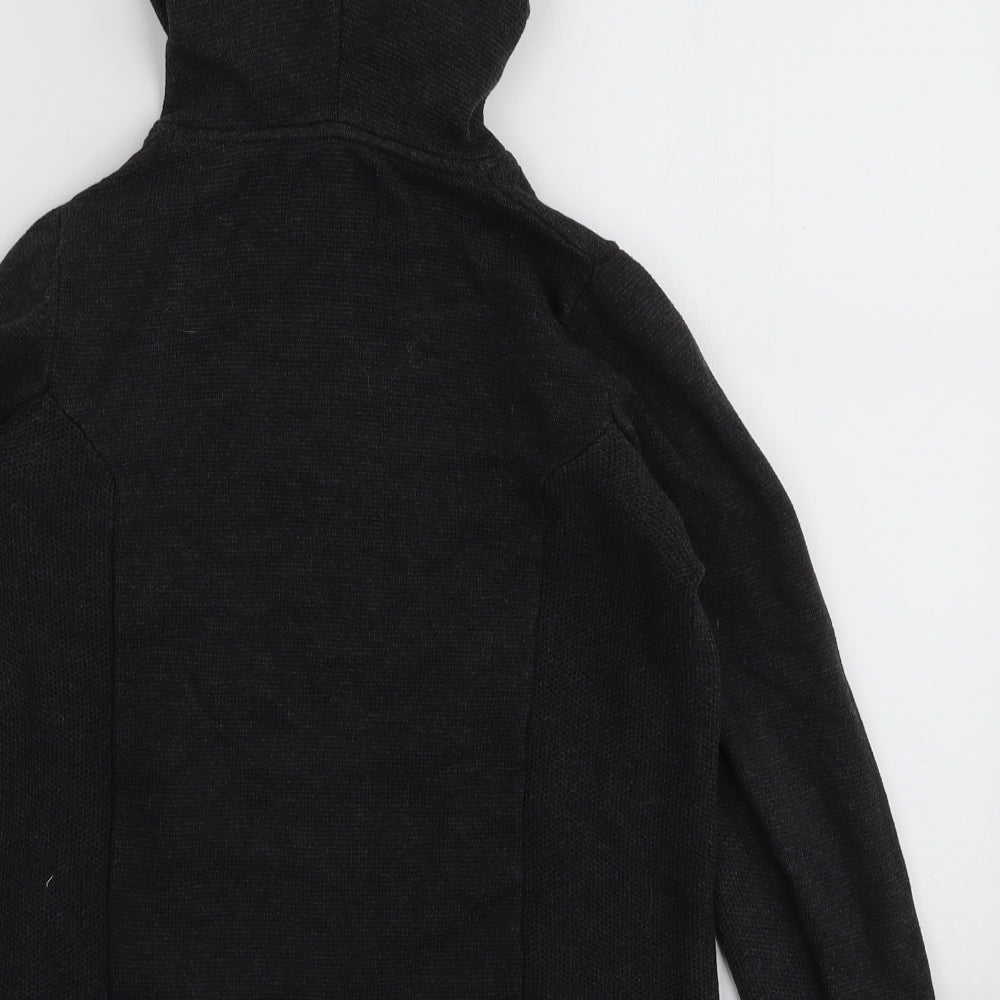 JACK & JONES Boys Grey  100% Cotton Pullover Hoodie Size 12 Years  Pullover