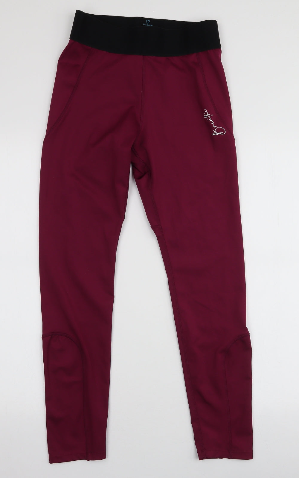 Primark Womens Red  Polyester  Leggings Size S L27 in Slim Pullover