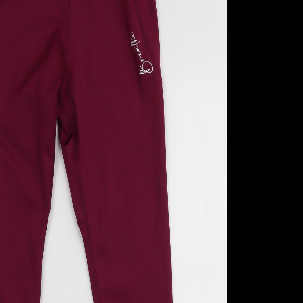 Primark Womens Red  Polyester  Leggings Size S L27 in Slim Pullover